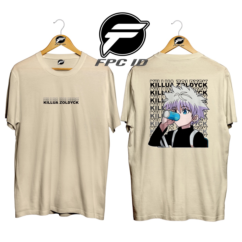 Kaos Anime Killua Zoldyc Hunter X Cotton Combed 30s Premium