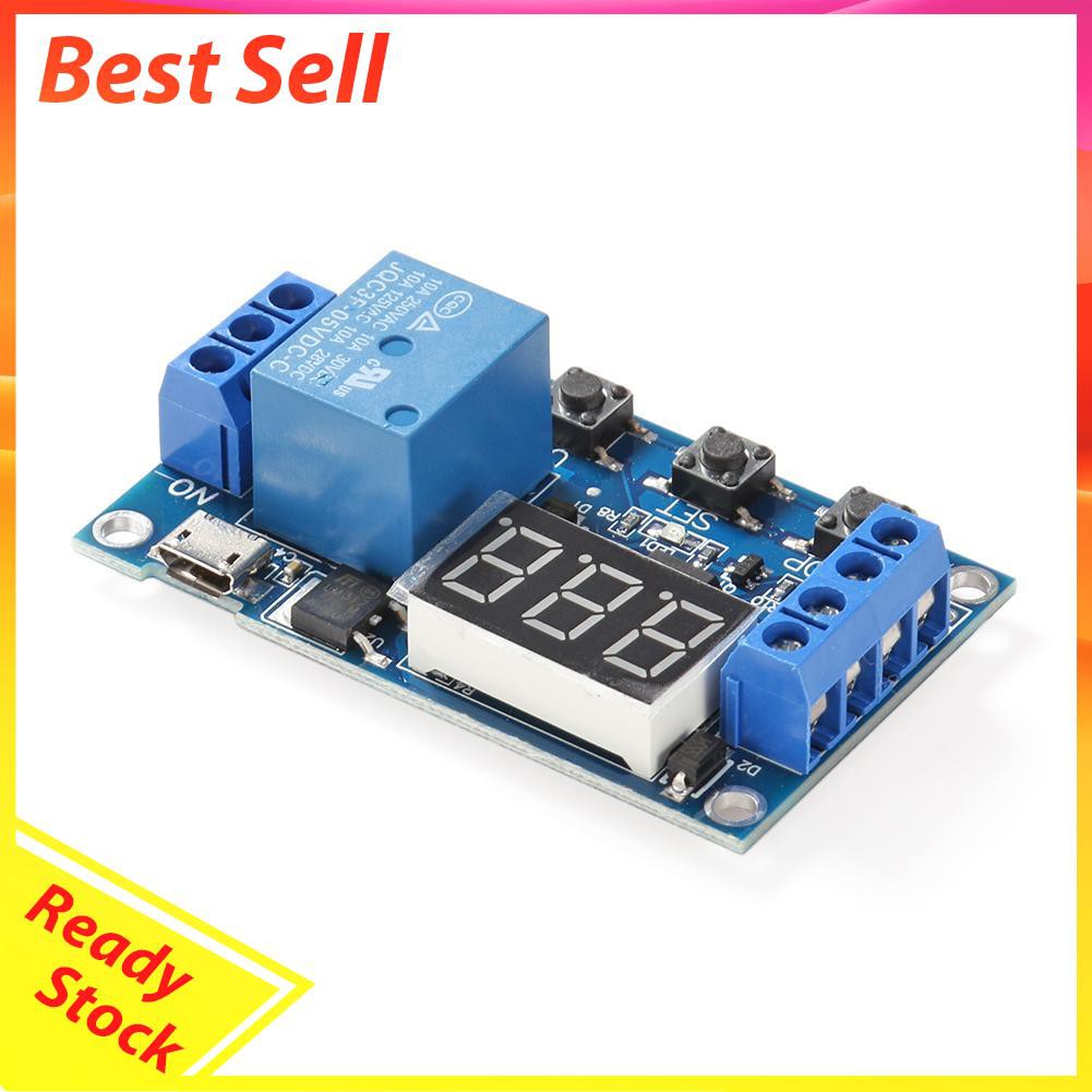 Modul Relay Kontrol Timer Delay 1 Arah Dc 6-30v