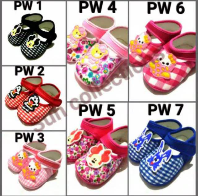 Sepatu Baby Prawelker 0-12 Bulan Karakter