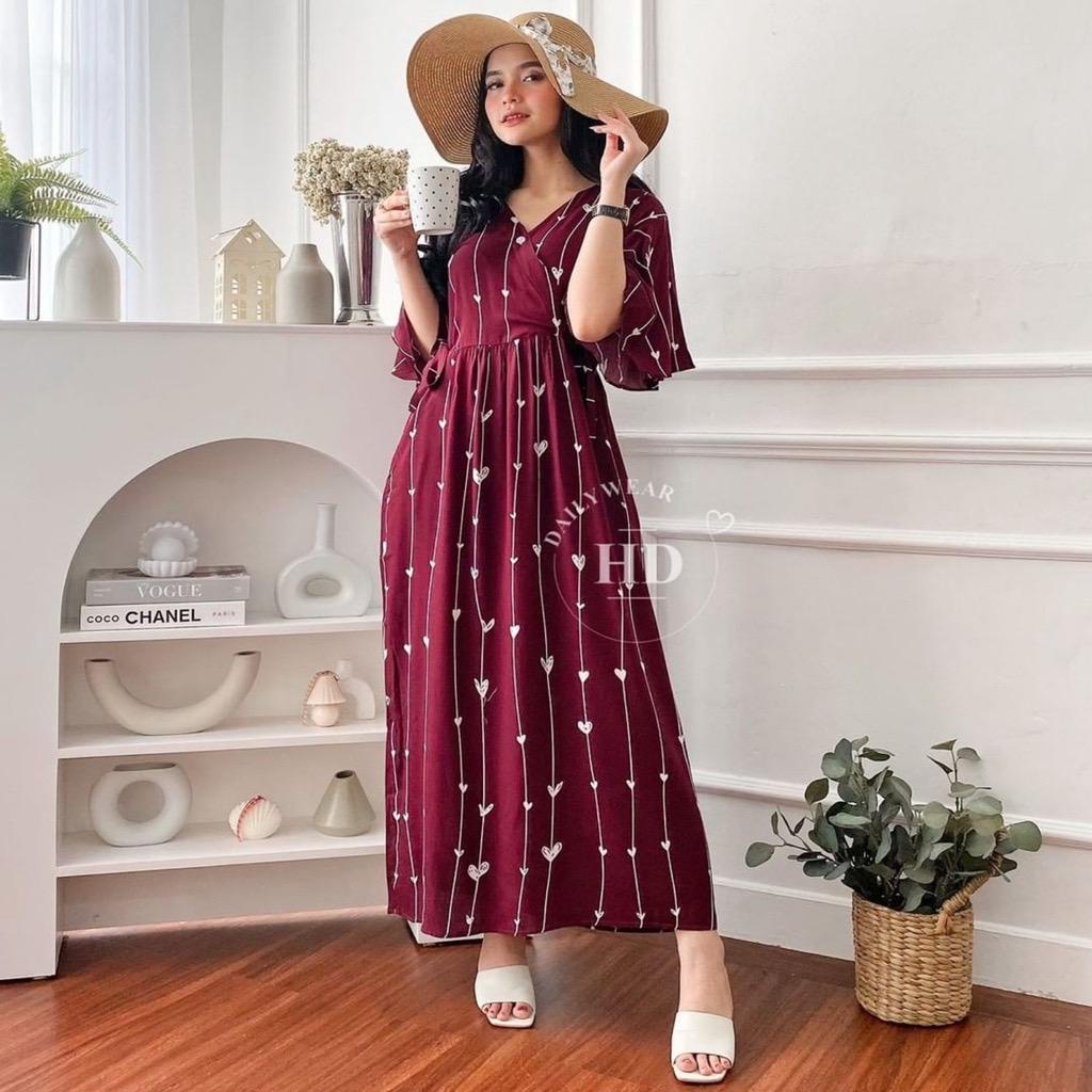 DASTER KIMONO MODEL LENGAN LONCENG ADEM HALUS