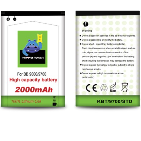 Hippo Baterai Blackberry - Bold Onyx  / MS1 (2000MAH)