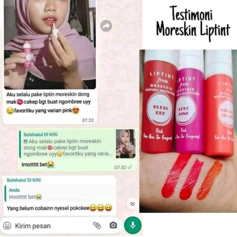 Liptin/Liptin Moreskin Nasa/Lipstik