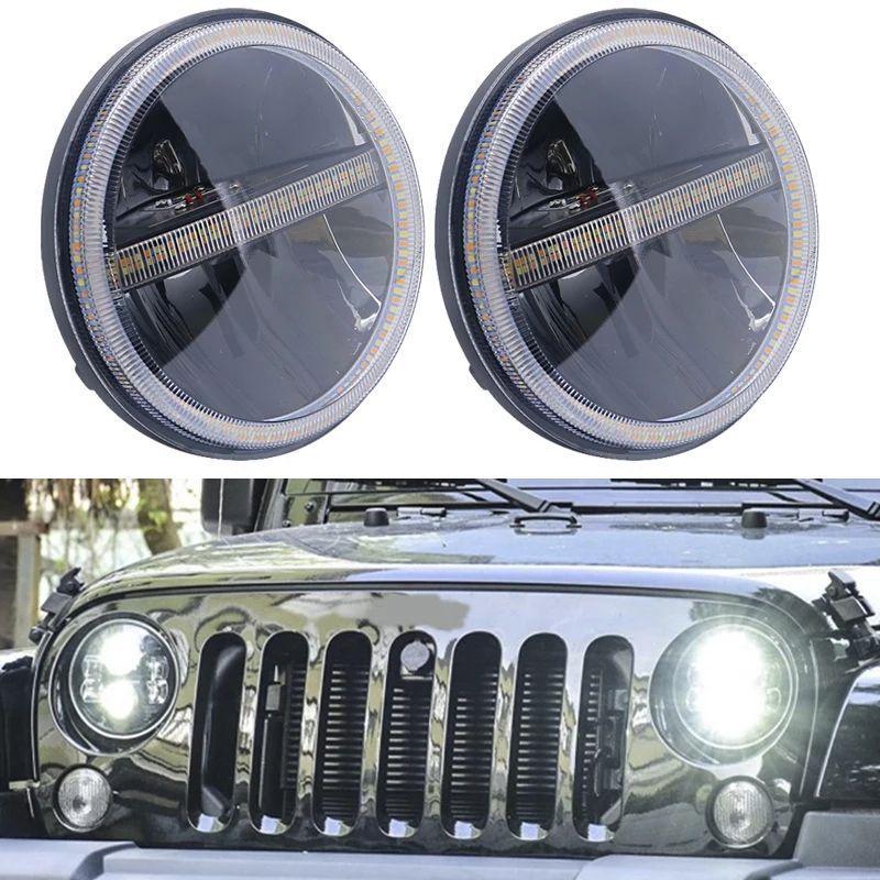 DAYMAKER 7 INCH HALO RING ORIGINAL UNTUK MOBIL DAN MOTOR UNIVERSAL