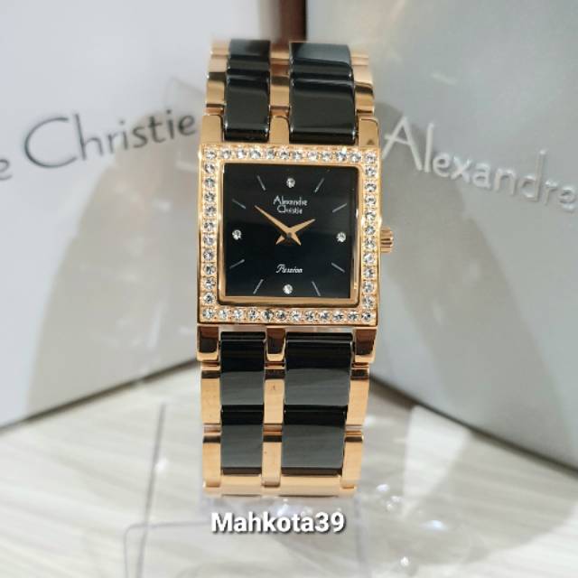 Jam tangan Wanita Alexandre Christie AC2314LH Black RG