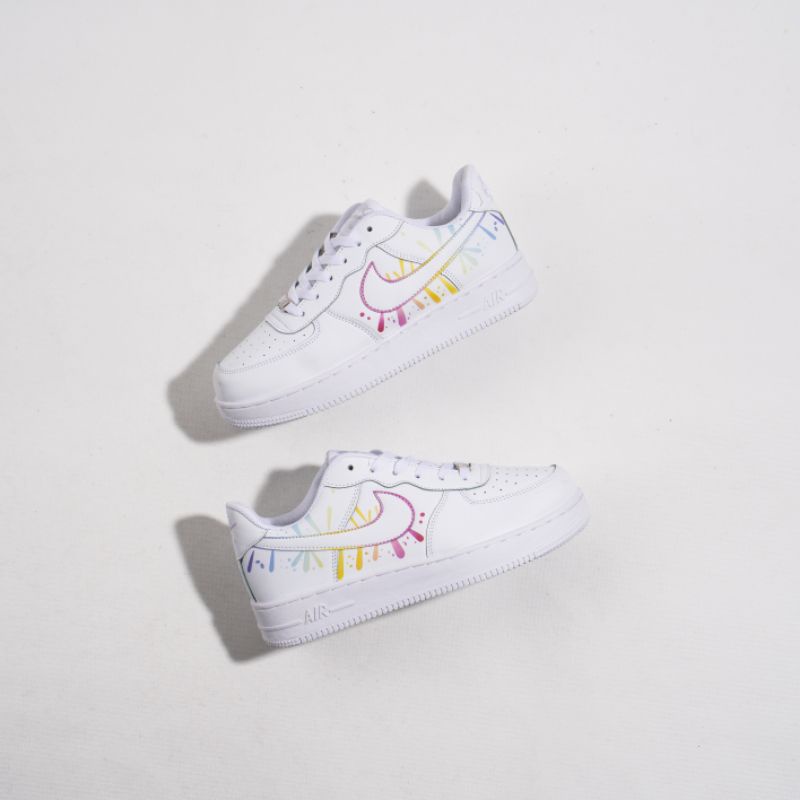 custom rainbow air force 1