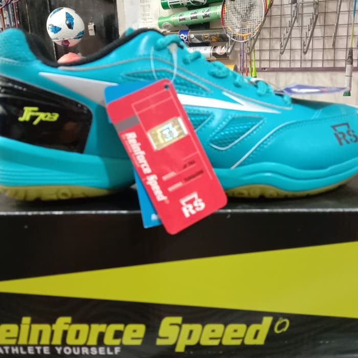 sepatu badminton RS JF703 - Biru Muda 39
