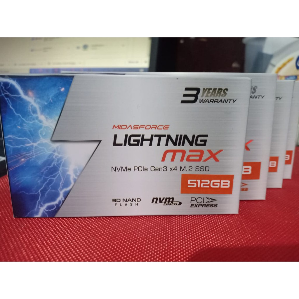 SSD M2 NVME 512GB MIDAS M.2 NVME 512GB MIDASFORCE PCIe Gen3 x4 SSD