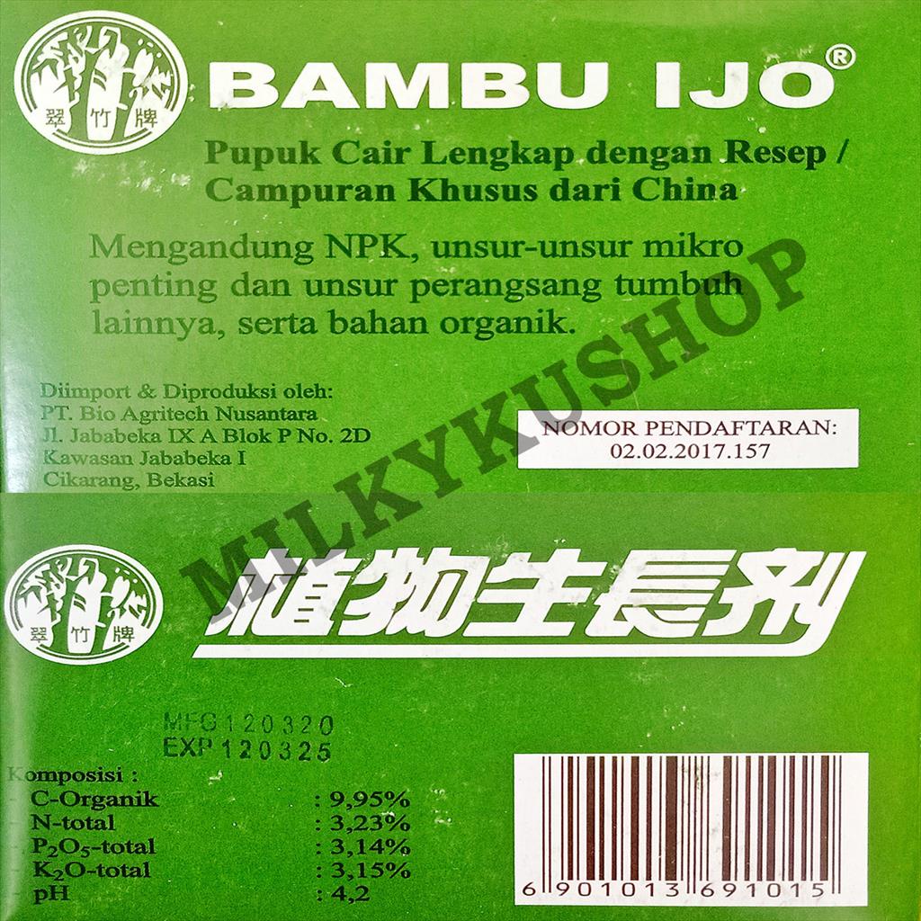 PUPUK CAIR BAMBU IJO 12 ML KEMASAN PABRIK