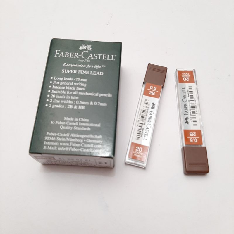 

ISI PENSIL 2B MERK FABER CASTELL UKURAN 0,5