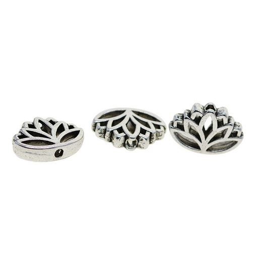 Lotus Shape Hollow Spacer Charms - Spacer Lubang Bentuk Lotus (20pcs)