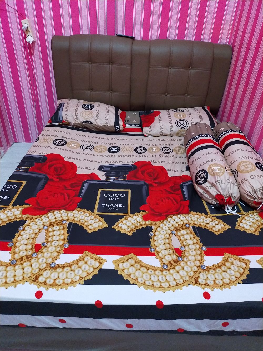 Sprei 3d Queen New Vito Motif Ch