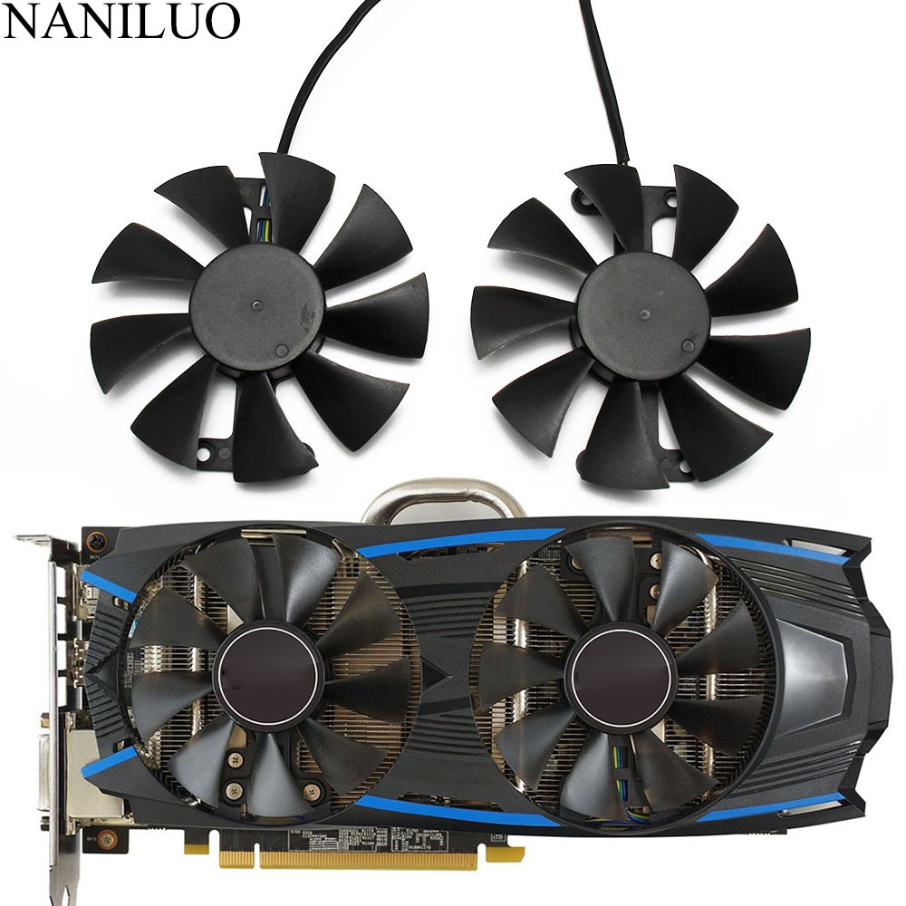 Import 2pcs Set Ga91s2h Geforce Gtx 950 1060 Gpu Cooler Fan For Galaxy Geforce Gtx 950 Geforce Shopee Indonesia
