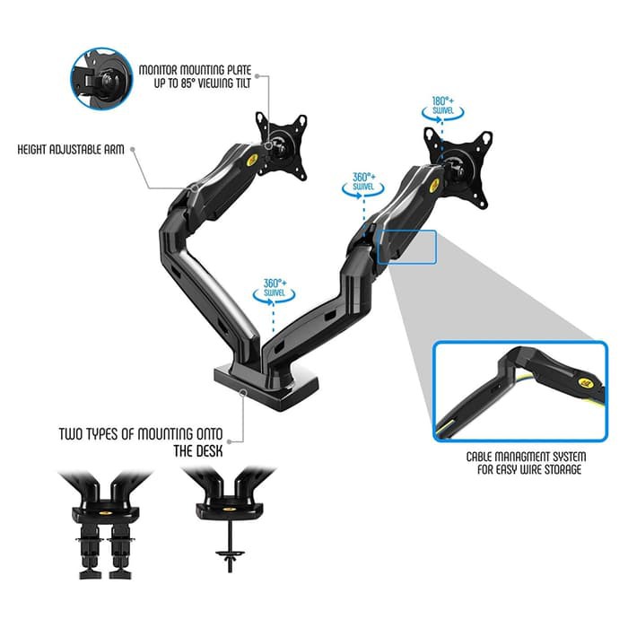 Bracket TV Monitor North Bayou F160