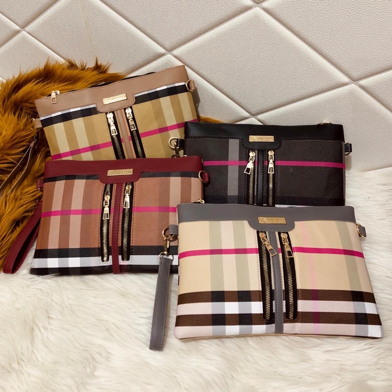 Clutch Wanita Pesta COD HANAKO best seller wanita sling bag handbag selempang BURBERRY MARVEL 3REST 