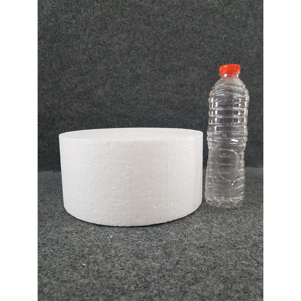 Dummy Styrofoam Bulat D. 25cm x 12 cm