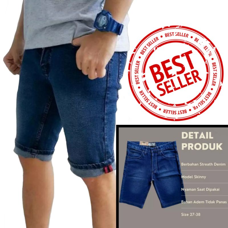 Jeans pendek pria