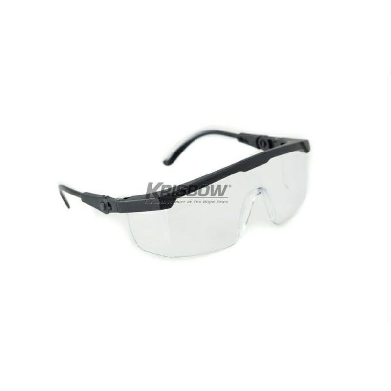 KRISBOW Kacamata Safety Bening/SPECTACLE FLEXIBLE TEMPLE CLEAR