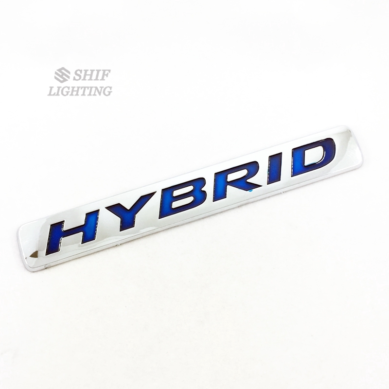 1Pc Stiker Emblem Logo HYBRID Bahan ABS Untuk Dekorasi Mobil Toyota