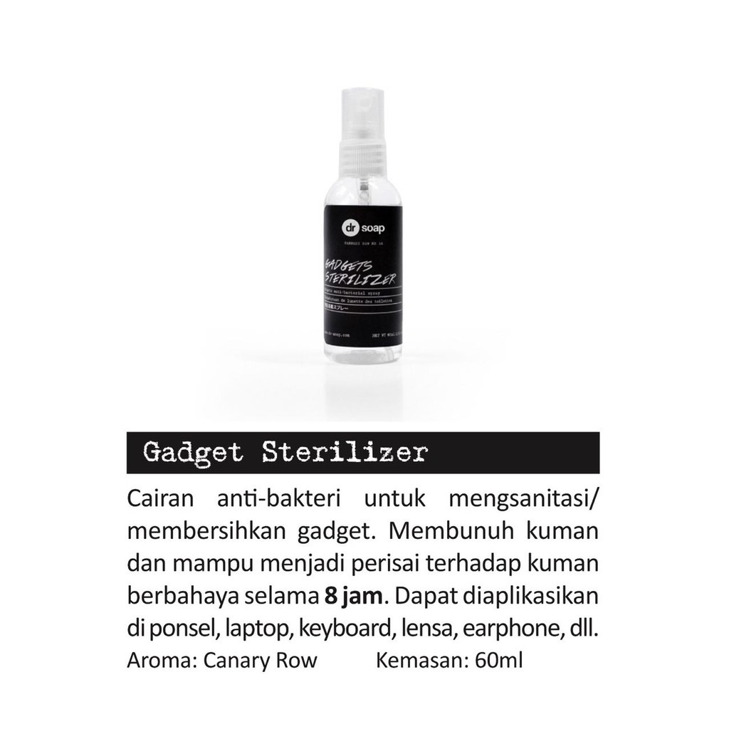 Dr Soap Gadget Sterillizer 60ml