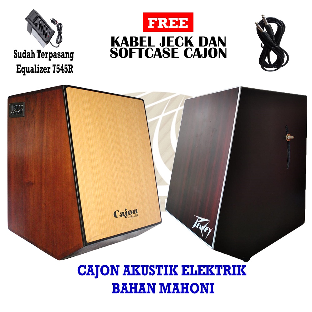 Promo Cajon Trapesium Akustik dan Elektrik