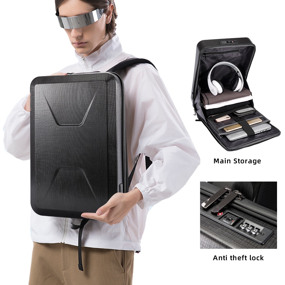 Bange Tas Ransel pria Laptop Kerja Backpack USB 15.6 Inch BG2839