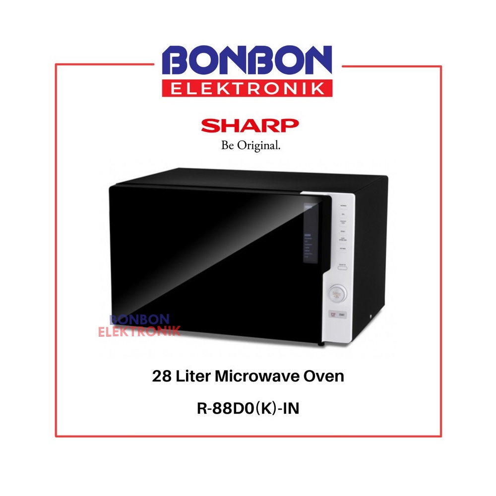 Sharp Microwave Oven 28 Liter R-88D0(K)-IN / R88D0 / R-88DO(K)IN / R 88DO 28L