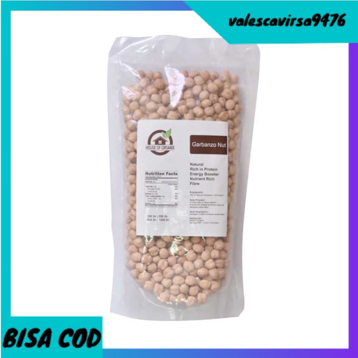 

⭐BISA COD⭐ Garbanzo Chick Peas (Kacang Arab) 1000 Gr