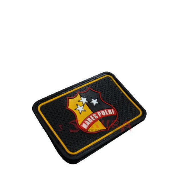 Patch Rubber Mabes Polri Rekatan Tempelan Mabes Polri