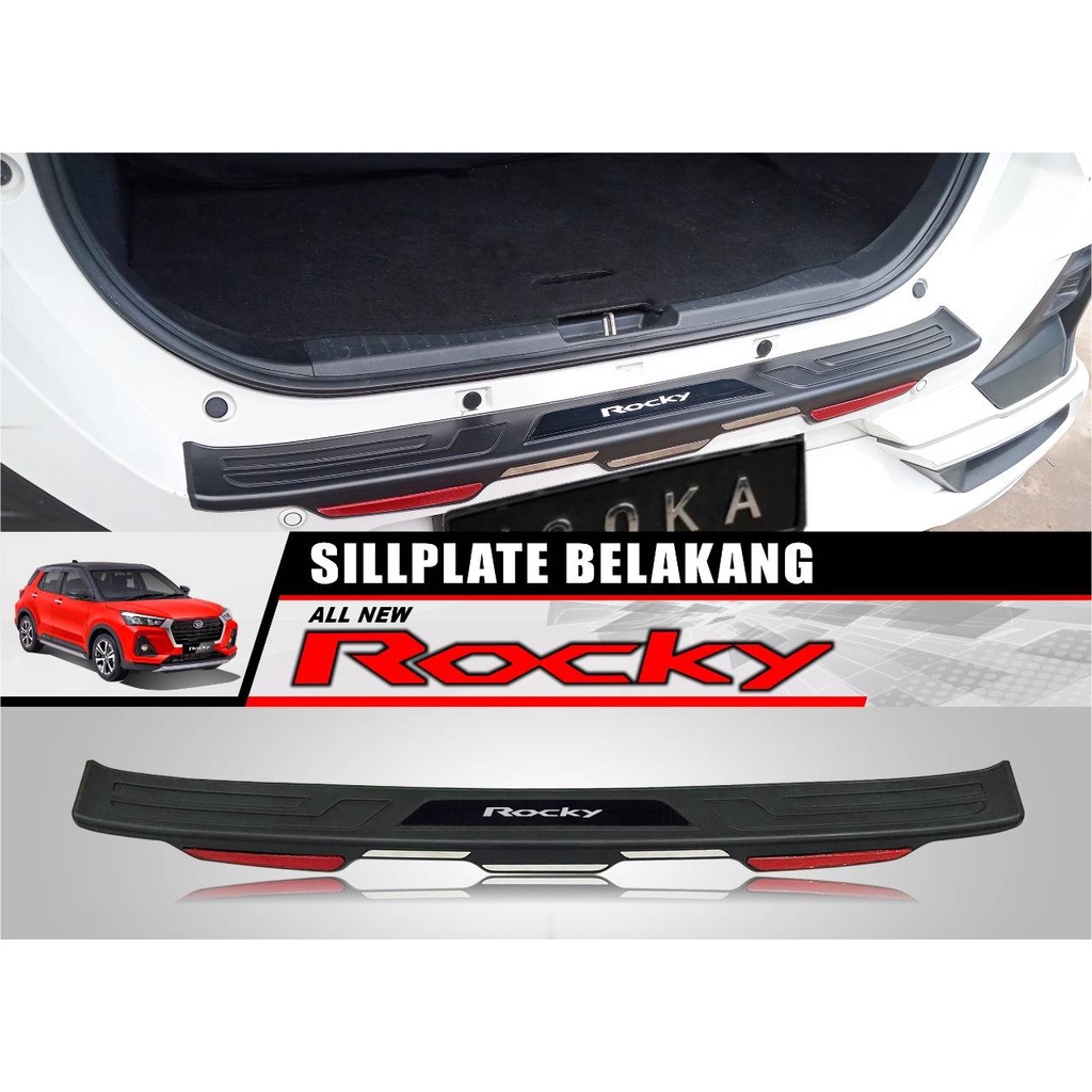 Sillplate Belakang Door Sillplate Pintu Belakang Toyota Raize Daihatsu Rocky With Reflektor