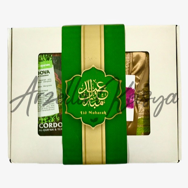 

Paket Kado Lebaran Sajadah Sarung Al-Quran Hampers Parcel Ramadhan