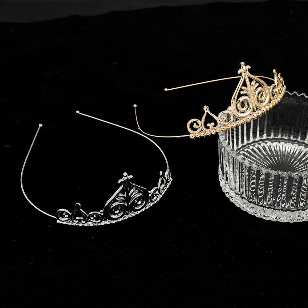 Agustina Women Hair Hoop Untuk Anak Hiasan Kepala Jantung Pernikahan Head Wrap Metal Baroque Hairbands