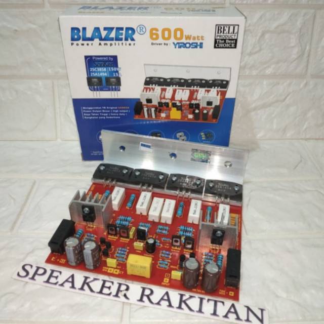 Kit Power Amplifier Mono BLAZER 600W driver by yiroshi