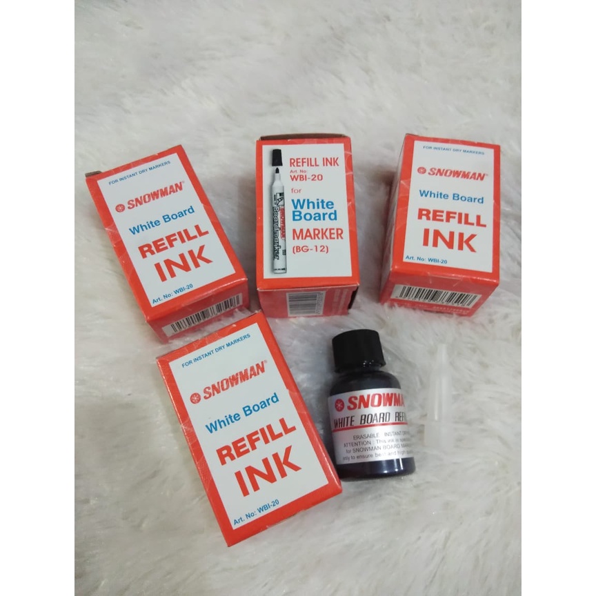 

Tinta Reffil Spidol Snowman White Board