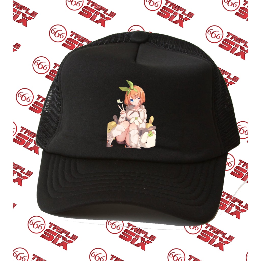 Topi Trucker Anime 5 toubun Nakano Yotsuba