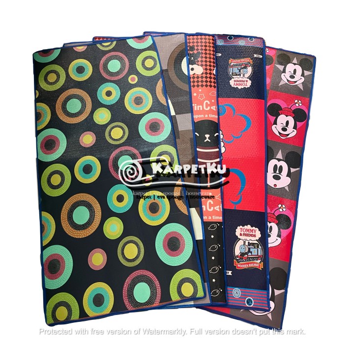 TIKAR-KARPET- GARFIELD MAT KARPET / TIKAR LANTAI PLASTIK SPON EVA - SAJADAH ANAK - TEBAL 2,7 MM,