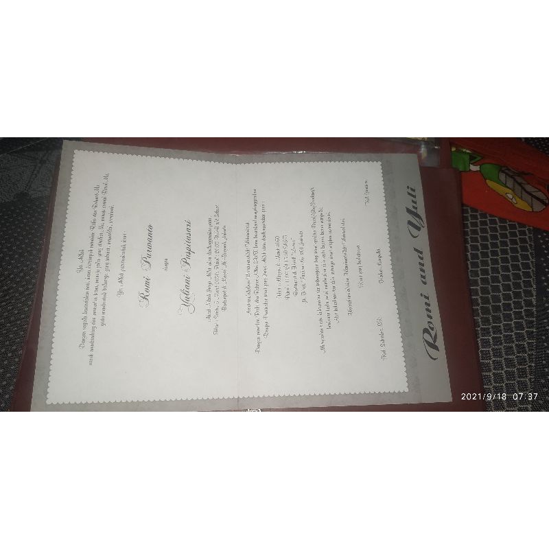 Blangko undangan Erba 88149 Bisa COD