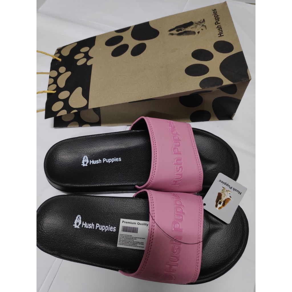 PROMO...!!! SANDAL SLOP SLIDE TERBARU HUSH PUPPIES PREMIUM SANDAL PRIA WANITA CEWE COWO TERBARU-4