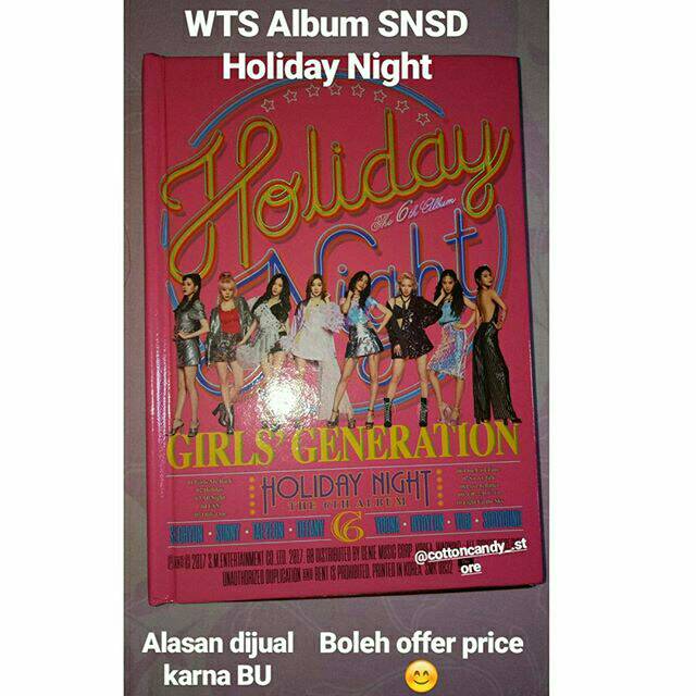 Album SNSD Holiday Night fullset