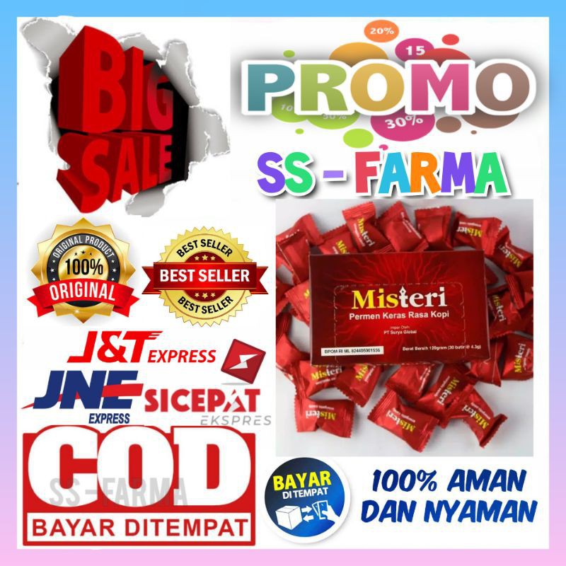 PROMO DISKON Permen Misteri Asli Original Stamina Pria Permen Keras Rasa Kopi Mentalk_Akiyo