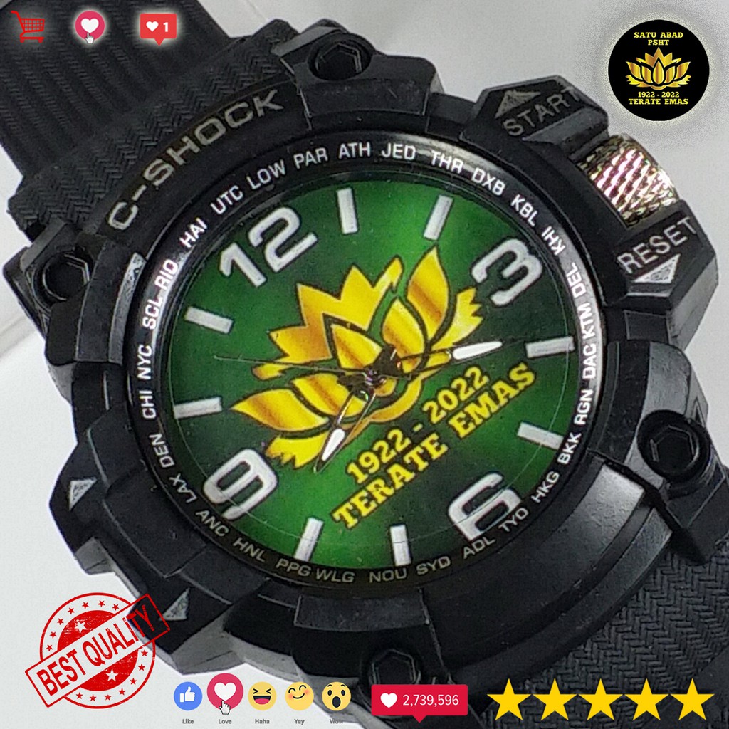 ANTUL) JAM TANGAN TERATE EMAS { PSHT }