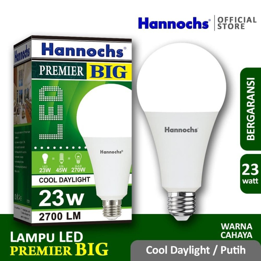 Hannochs - Lampu LED Premier BIG - 23 watt - cahaya Putih