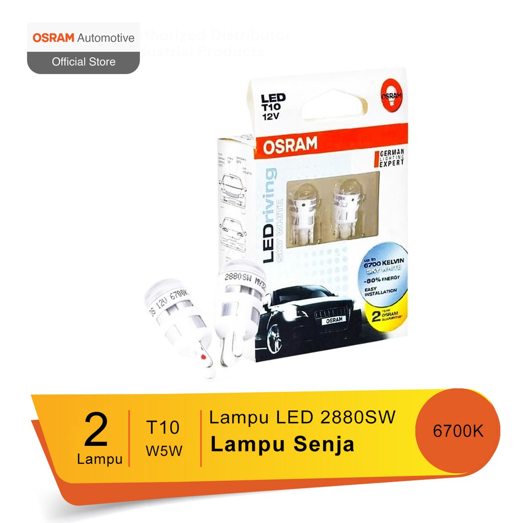 Jual Osram Lampu Senja Mobil Ledriving T W W K Sky White Sw Putih Kebiruan