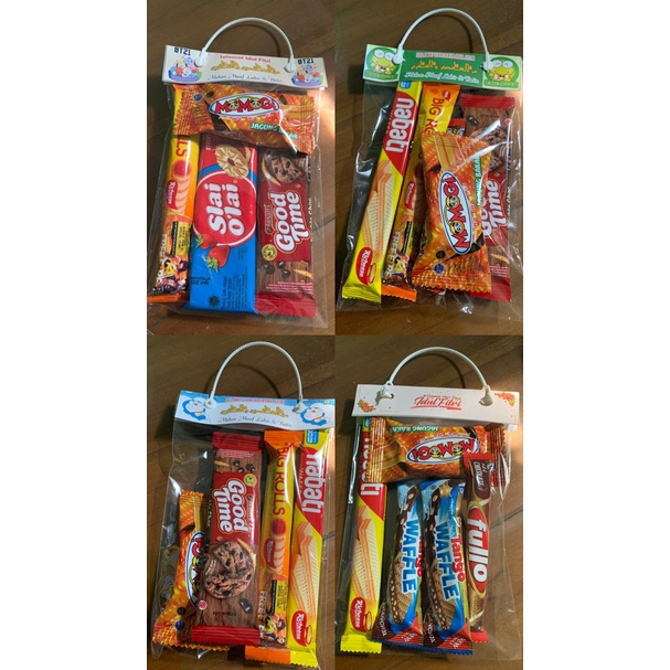 

20 TAS SNACK LEBARAN PLASTIK LABEL DAN TALI BISA UNTUK THR ULANG TAHUN SOUVENIR AMPLOP LEBARAN | TAS SNACK LEBARAN