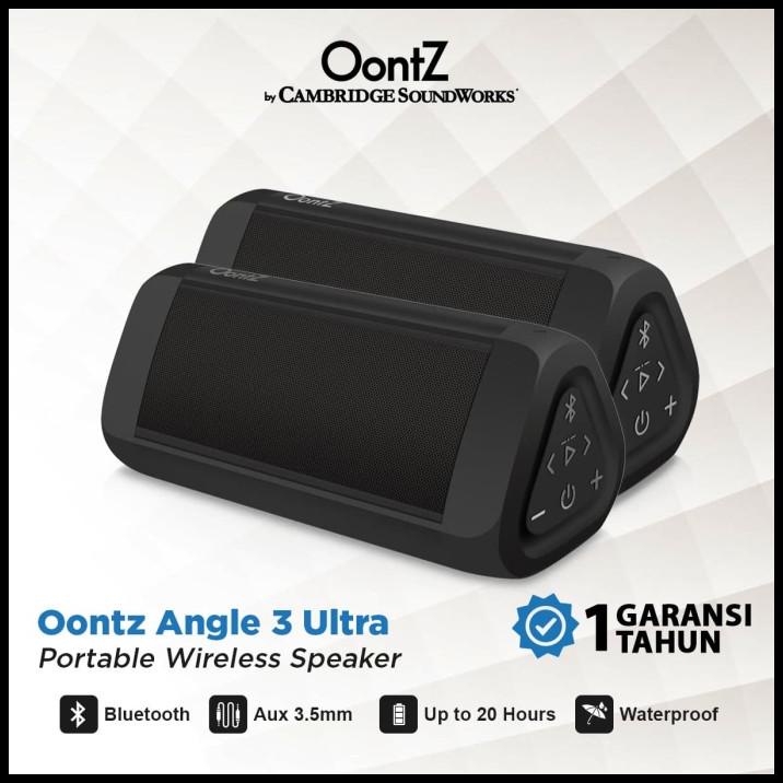 2 Unit Oontz Angle 3 Ultra Portable Wireless Bluetooth Speaker