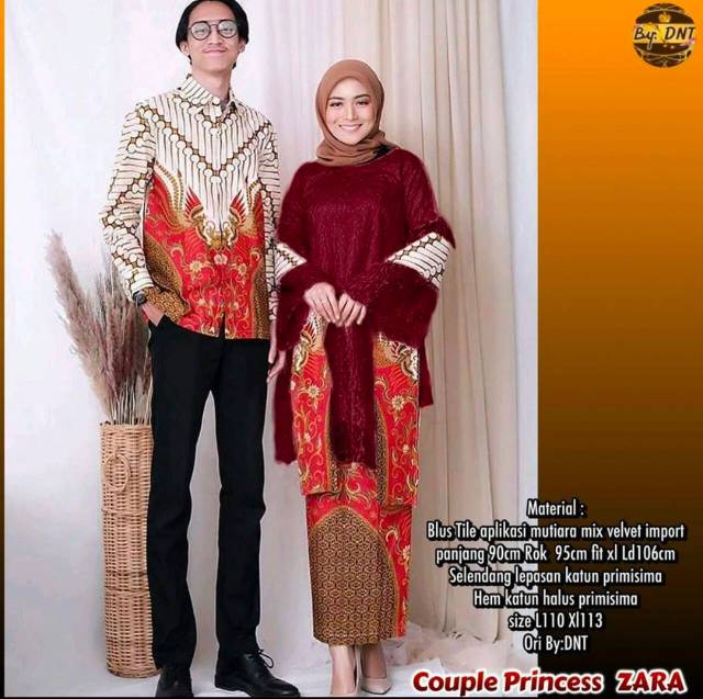 Premium tunik kirana || couple kebaya free selendang