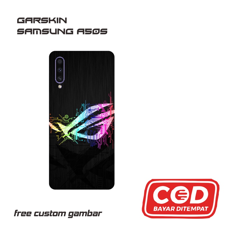 GARSKIN/STICKER HANDPHONE SAMSUNG A50S CUSTOM