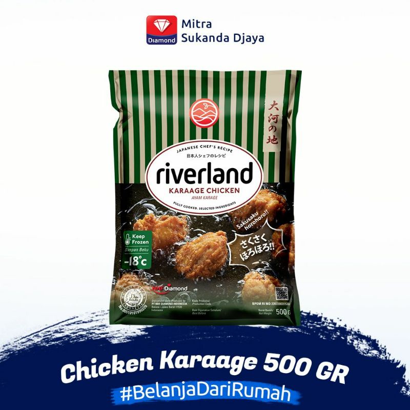 

RIVERLAND Chicken Karaage 500gr