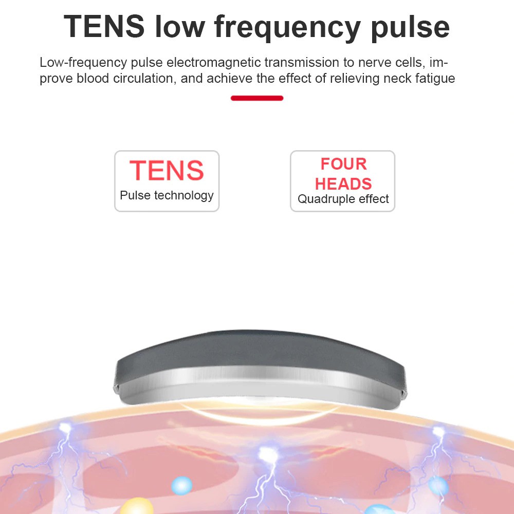 Alat Pijat Elektrik Terapi Leher dan Punggung Cervical Vertebra - JT-808