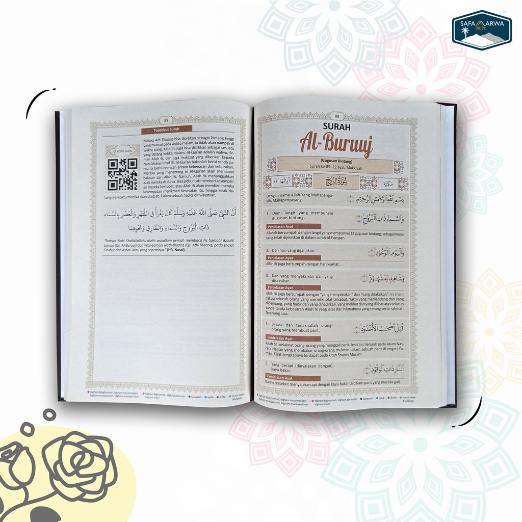 JUZ''AMMA : TAJWID WARNA ,TERJEMAH PENJELASAN TIAP AYAT ASBABUL NUZUL-4