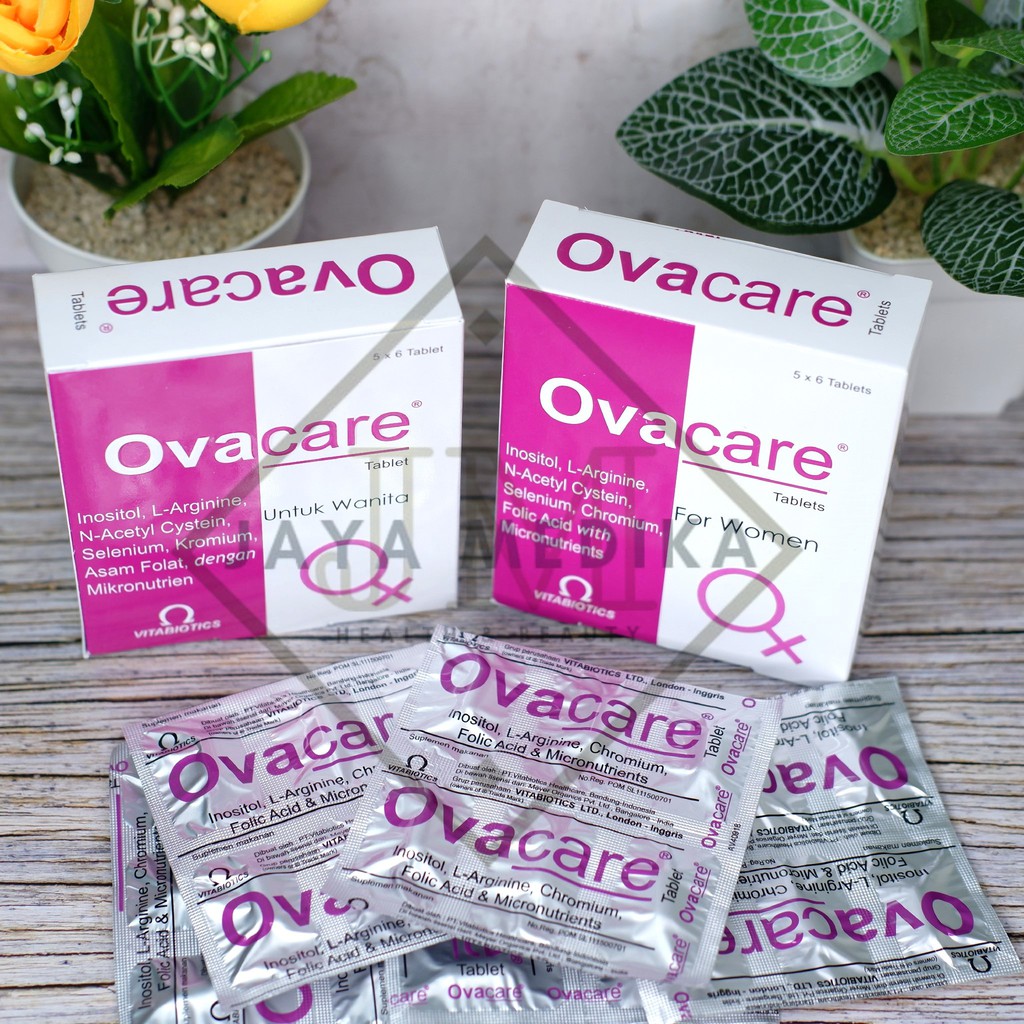 Ovacare 1 Strip Isi 6 Tablet Suplemen Wanita